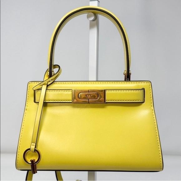 Tory Burch Lee Radziwill Petite Bag in Lemon Drop - Picture 3 of 13